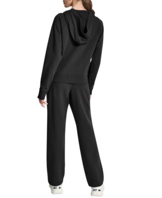 Women's Stacked Satin Logo Full-Zip Hoodie