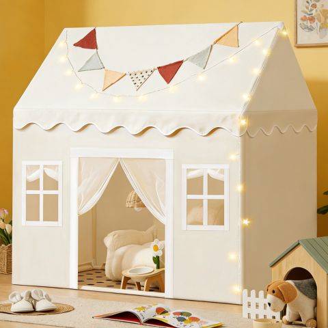 Детские игрушки Tiny Land Indoor Playhouse Tent with String Lights, 3-Piece, Ages 3+