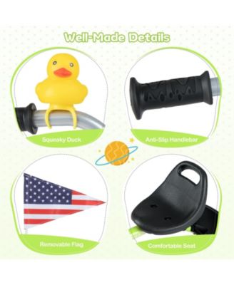 Toddler Tricycle with 3-Position Seat and Storage Basket for Kids