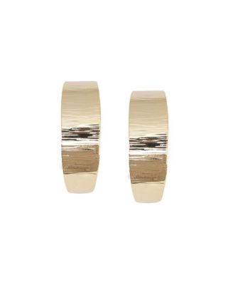 women's  Minimal Midi Hoop Earrings