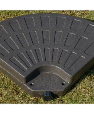 Outdoor Patio Cantilever Umbrella Base Weight w/ Build-In Carry Handles