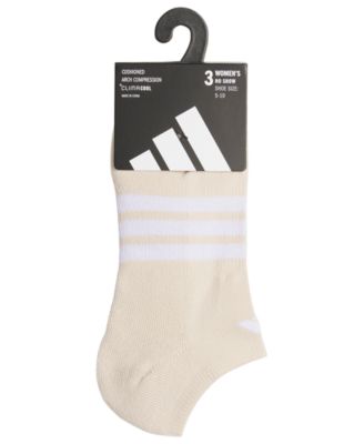 Women's Athletic Cushioned Stripe Socks, 3-Pack