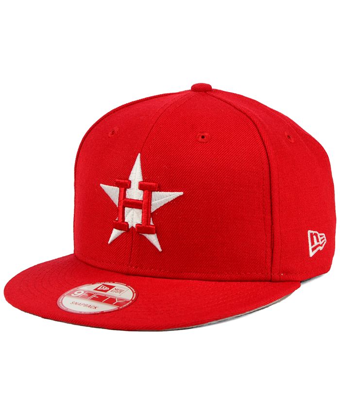 New Era Houston Astros C-Dub 9FIFTY Snapback Cap - Macy's