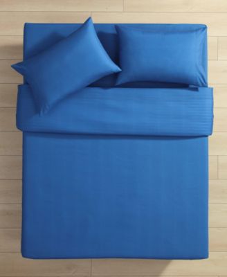 Highland Chill Solid Temperature Regulating Microfiber 4-Pc. Sheet Set, Queen