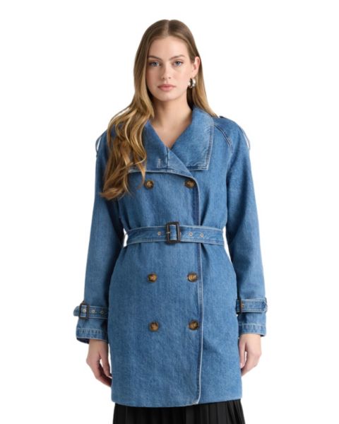 Женские куртки NVLT Women's Denim Trench Coat
