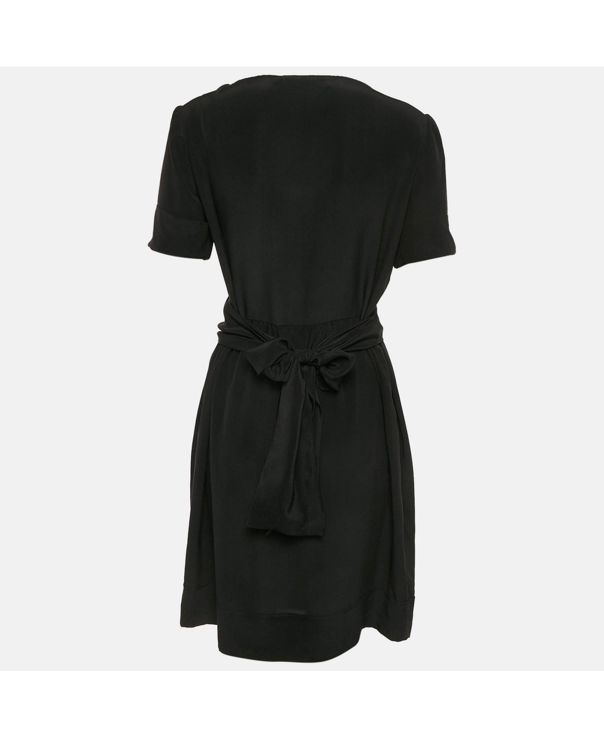 Pre-Owned Stella Mccartney Women's Silk Tie-Up Detail Mini Dress