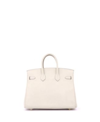 Birkin 25 Handbag Light Swift with Gold Hardware