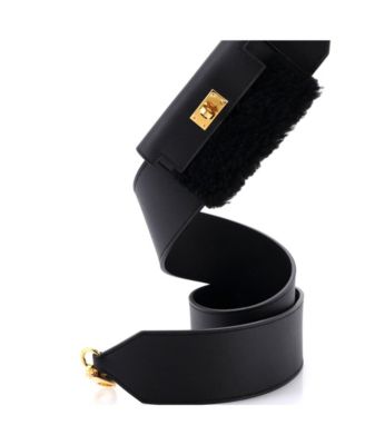 Kelly Pocket Bag Shoulder Strap Swift and Shearling