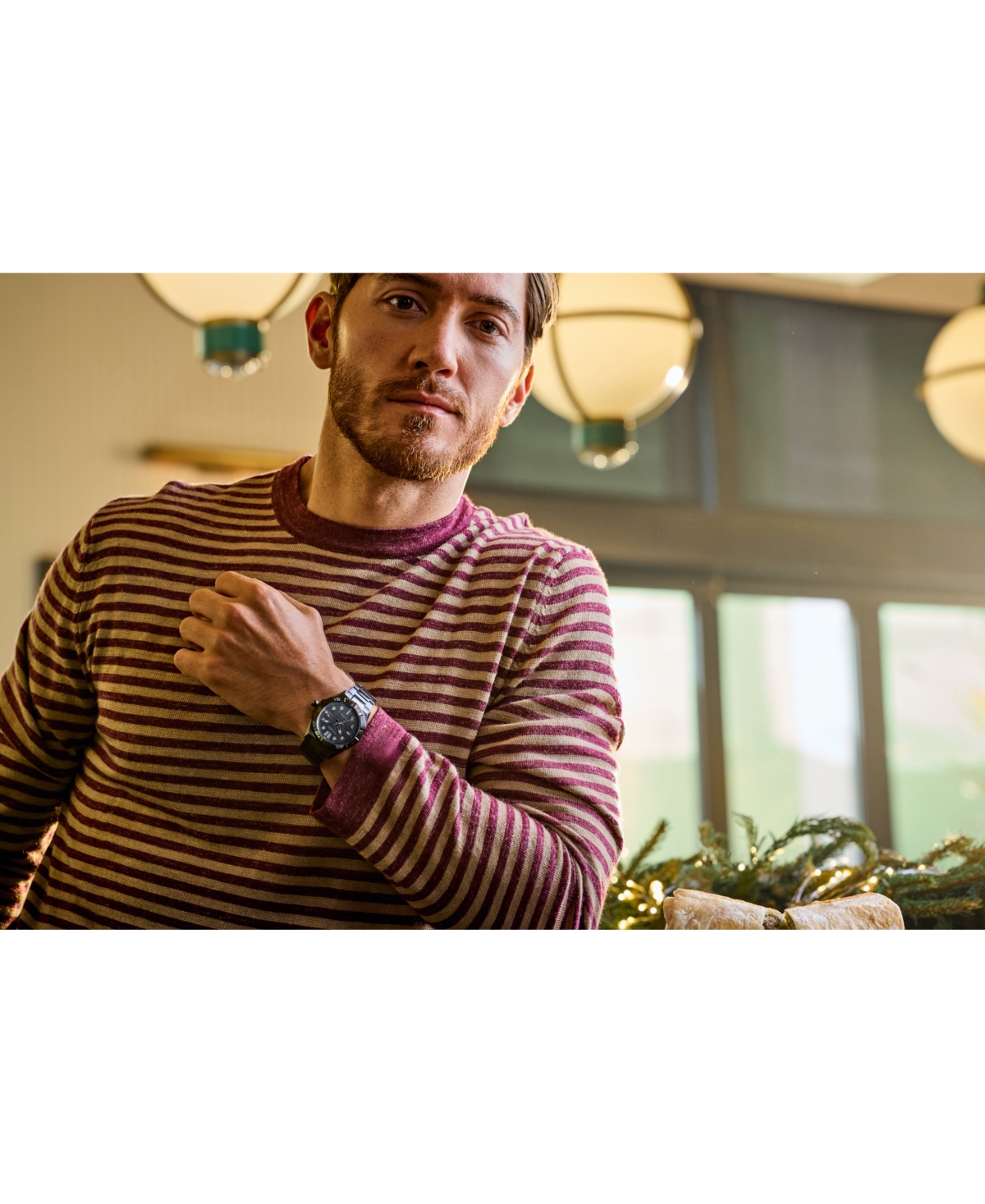 Citizen Men's Eco-Drive Sport Casual Brycen Black Stainless Steel Bracelet Watch, 42mm