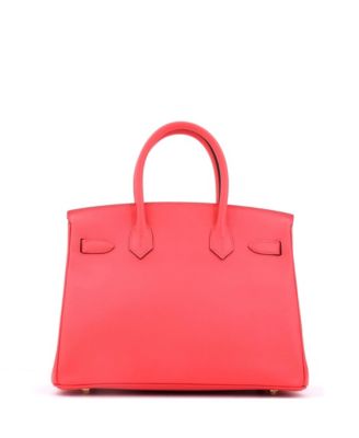 Birkin 30 Handbag Red Epsom with Gold Hardware