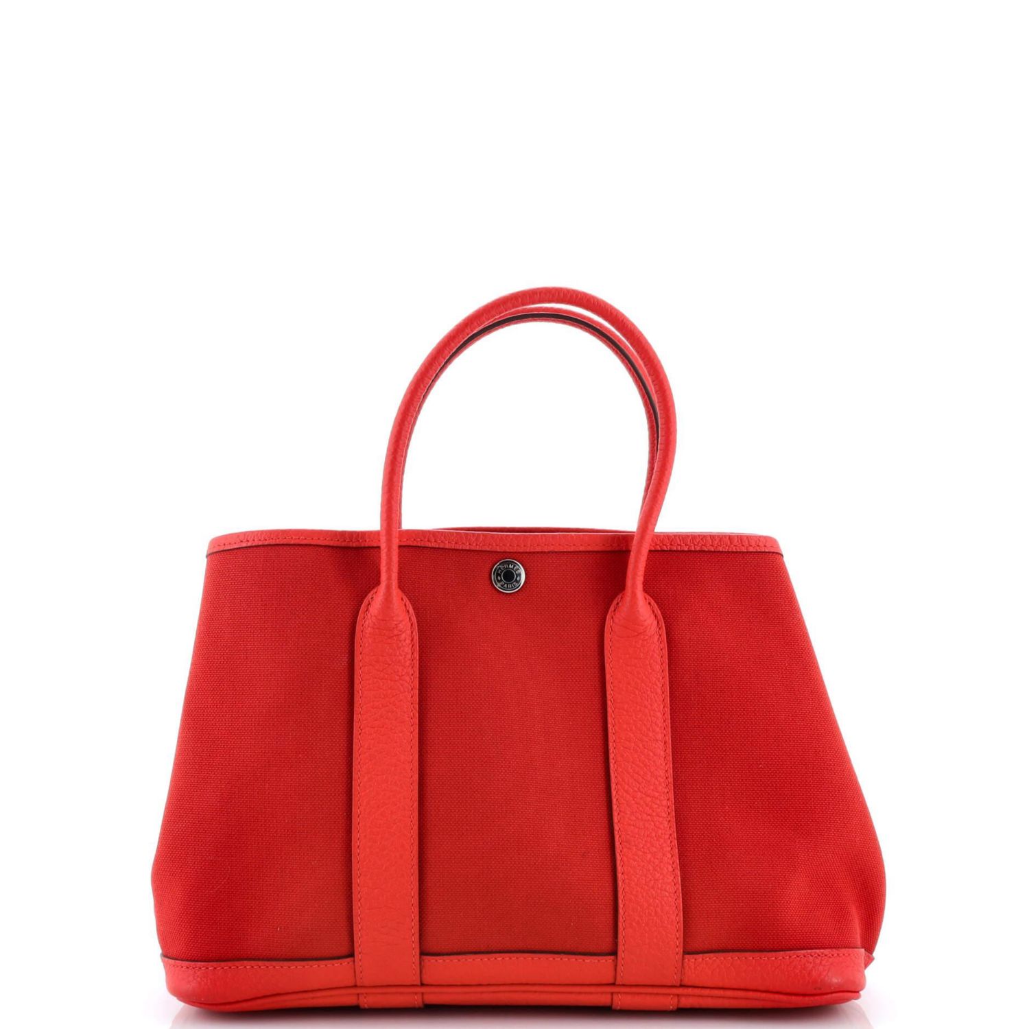 30 Garden Party Tote Toile and Leather