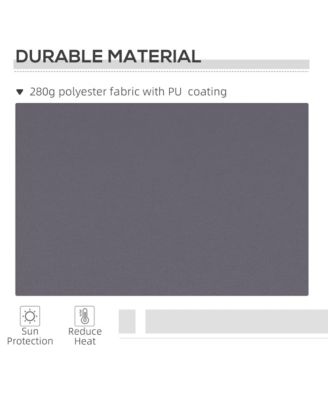 12' x 10' Retractable Awning Patio Awnings Sun Shade Shelter