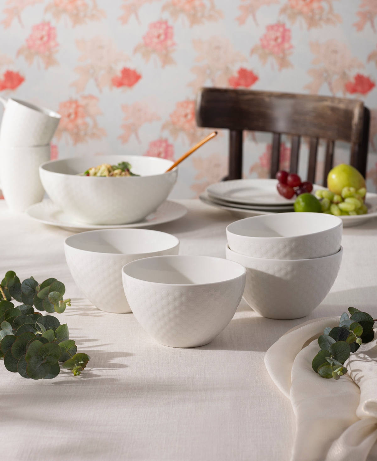 Noritake Kikko 29 oz. All-Purpose Bowls, Set of 4