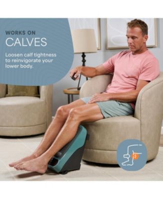 VibraFlow Electric Foot Massager for Neuropathy – Vibrating Foot & Calf Therapy with Heat for Circulation & Pain Relief