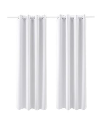 Thermal Insulated Room Darkening Grommet Curtain Panel Pair