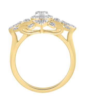 Diamond Ring (1/2 ct. t.w.) in 14k Yellow Gold 