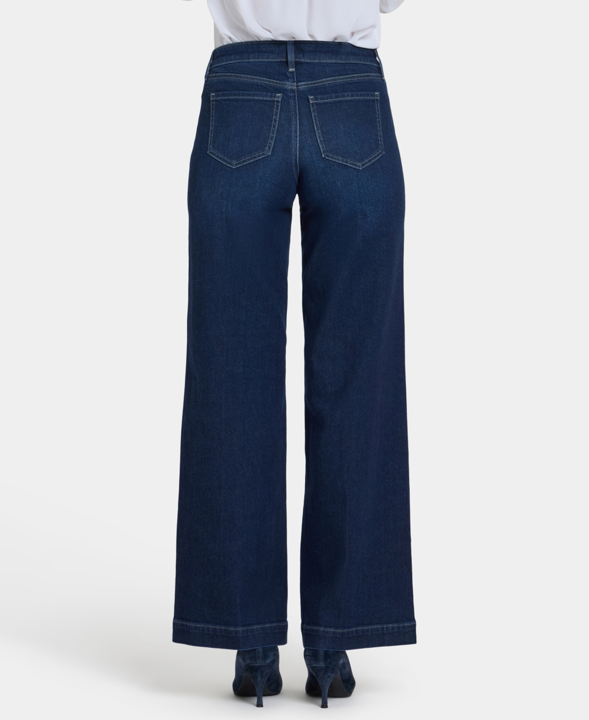 Nydj Petite Teresa Wide-Leg Hem Jeans