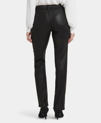 Petite Coated Marilyn Straight Jeans