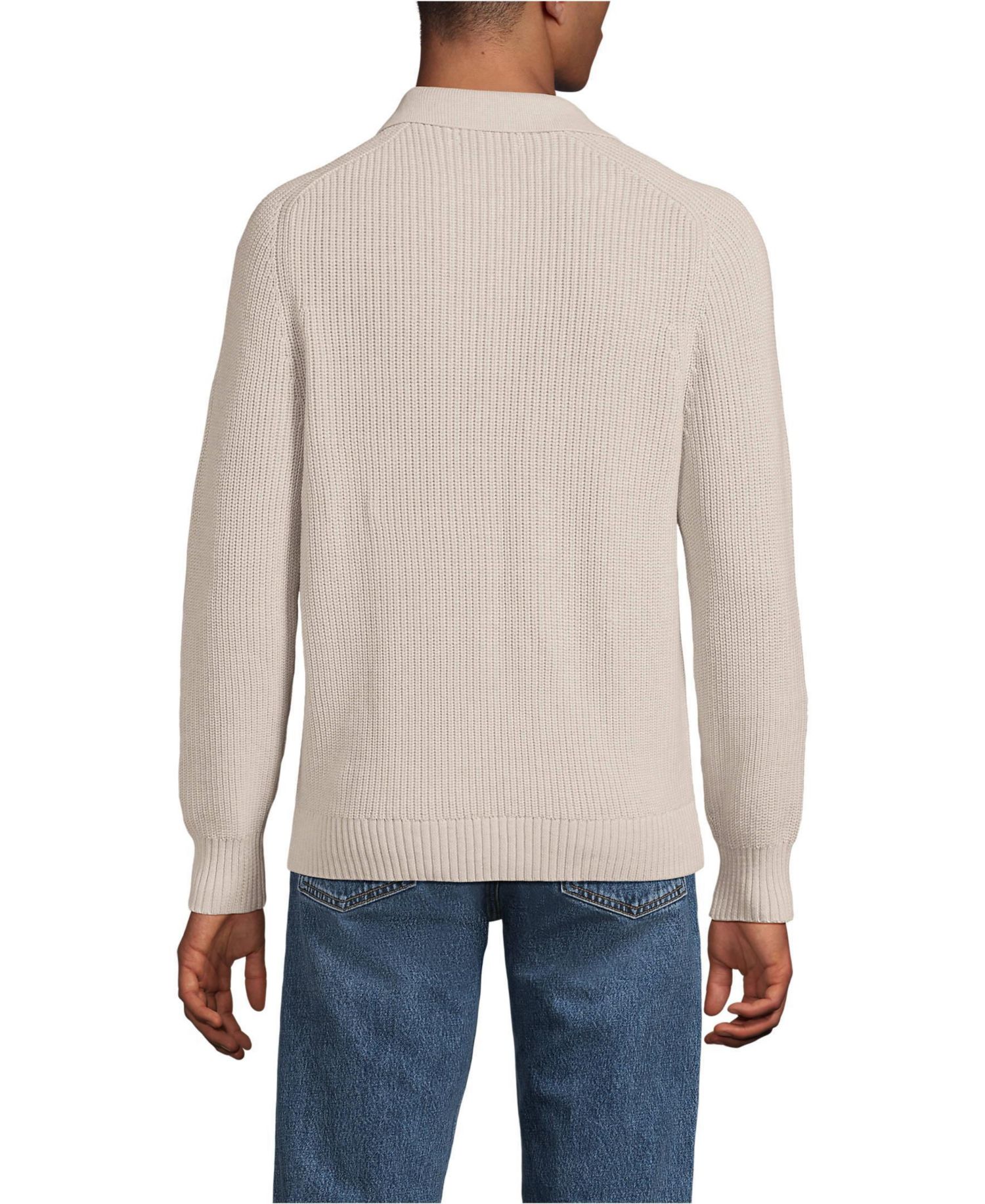 Men's Long Sleeve Drifter Polo Sweater