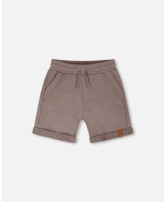 Toddler Boys French Terry Shorts Taupe