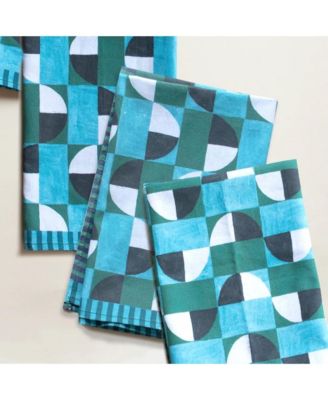 Pop Checker Organic Napkins, 4- pack