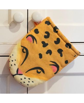 Organic Cotton Leopard Oven Mitt