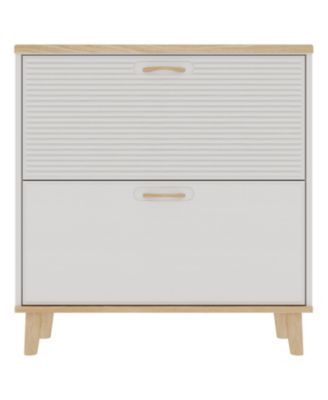 Shoes Storage Cabinet for Entryway Slim Freestanding Shoe Organizer