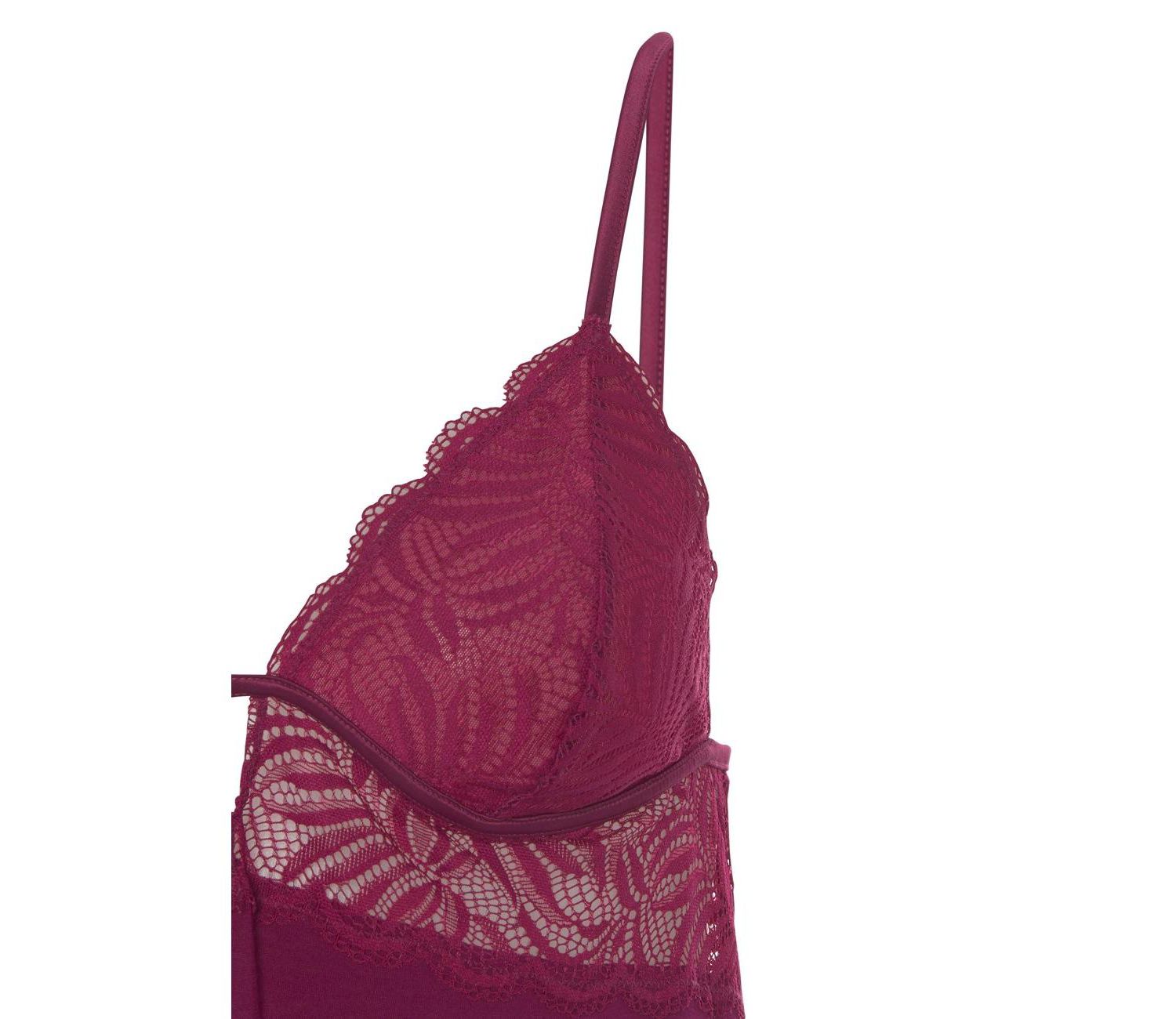 Women's Viscose Back Cutout Lace Everyday Comfort Negligee