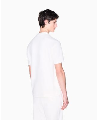 Men's White Edition Short Sleeve Layered Sweater