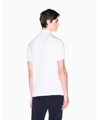 Men's Short Sleeve Zipper Polo Shirt