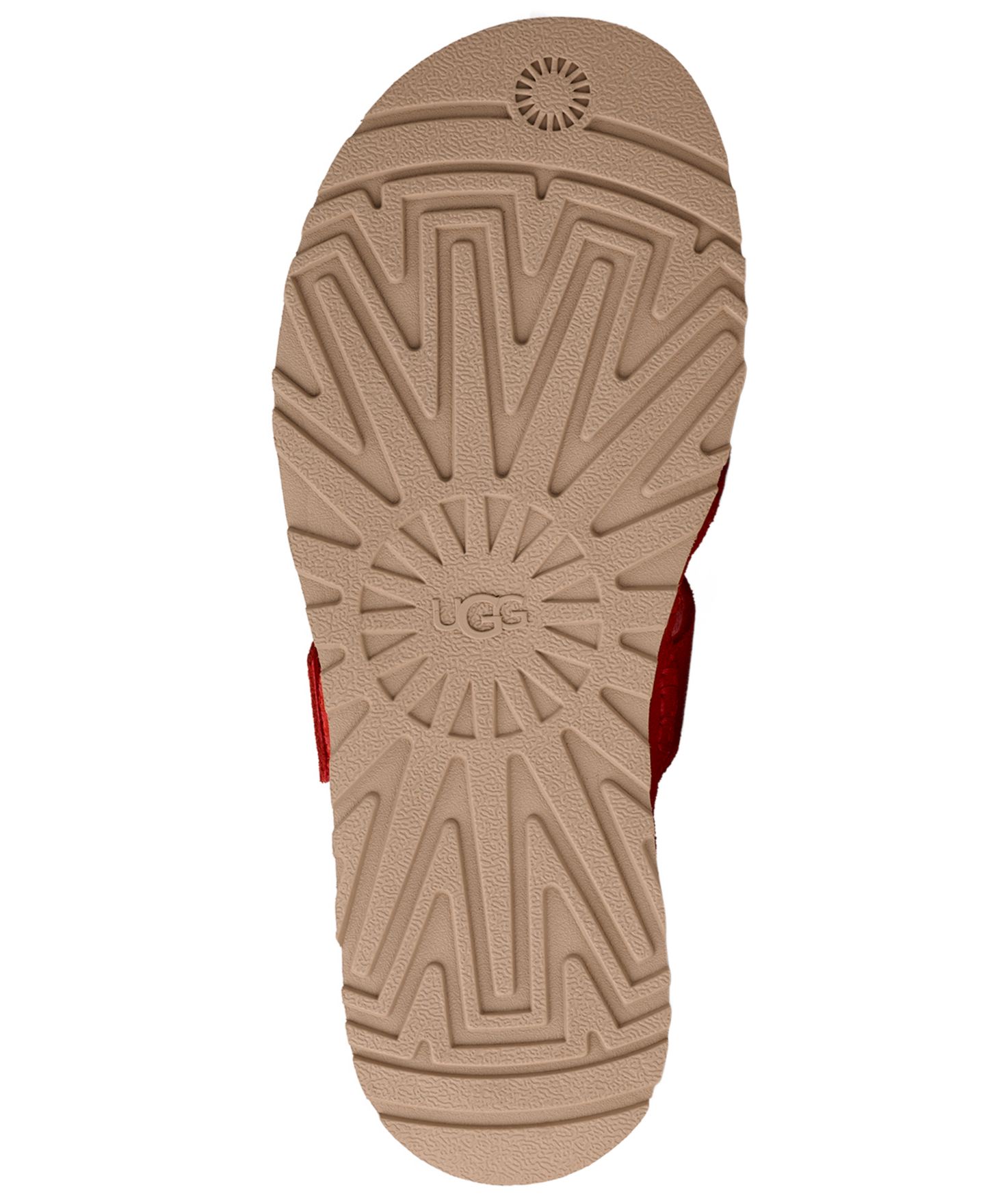 Женские сандалии UGG® GoldenGaze Slide, цвет: Красный — фото 5