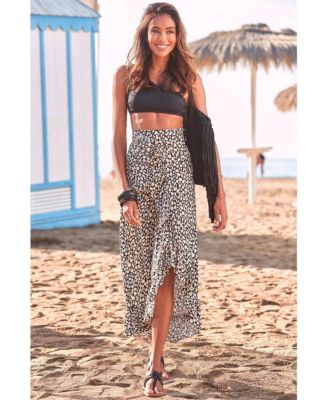Women's Convertible Wrap Maxi Skirt