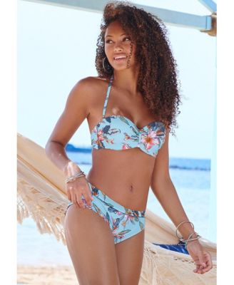 LASCANA Women's Fold Over Classic Bikini Swimsuit Bottom