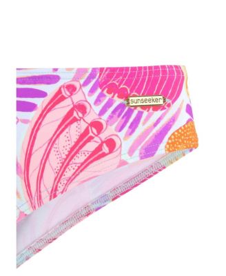 Women's Butterfly Print Classic Bikini Swimsuit Bottom