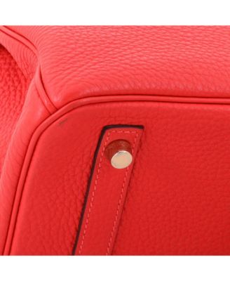 Birkin 30 Handbag Red Togo with Gold Hardware