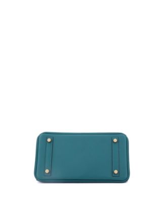 Birkin 25 Handbag Green Swift with Gold Hardware