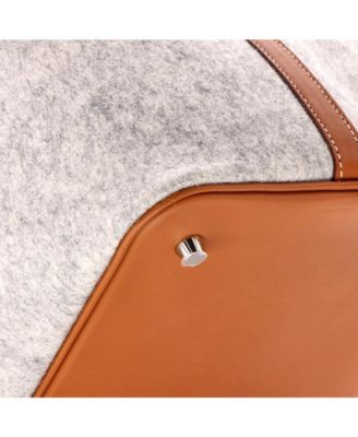 PM Picotin Lock Bag Felt with Leather