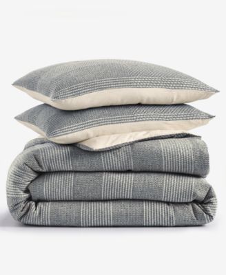 Interlaced Basketweave 3-Pc. Comforter Set, Full/Queen