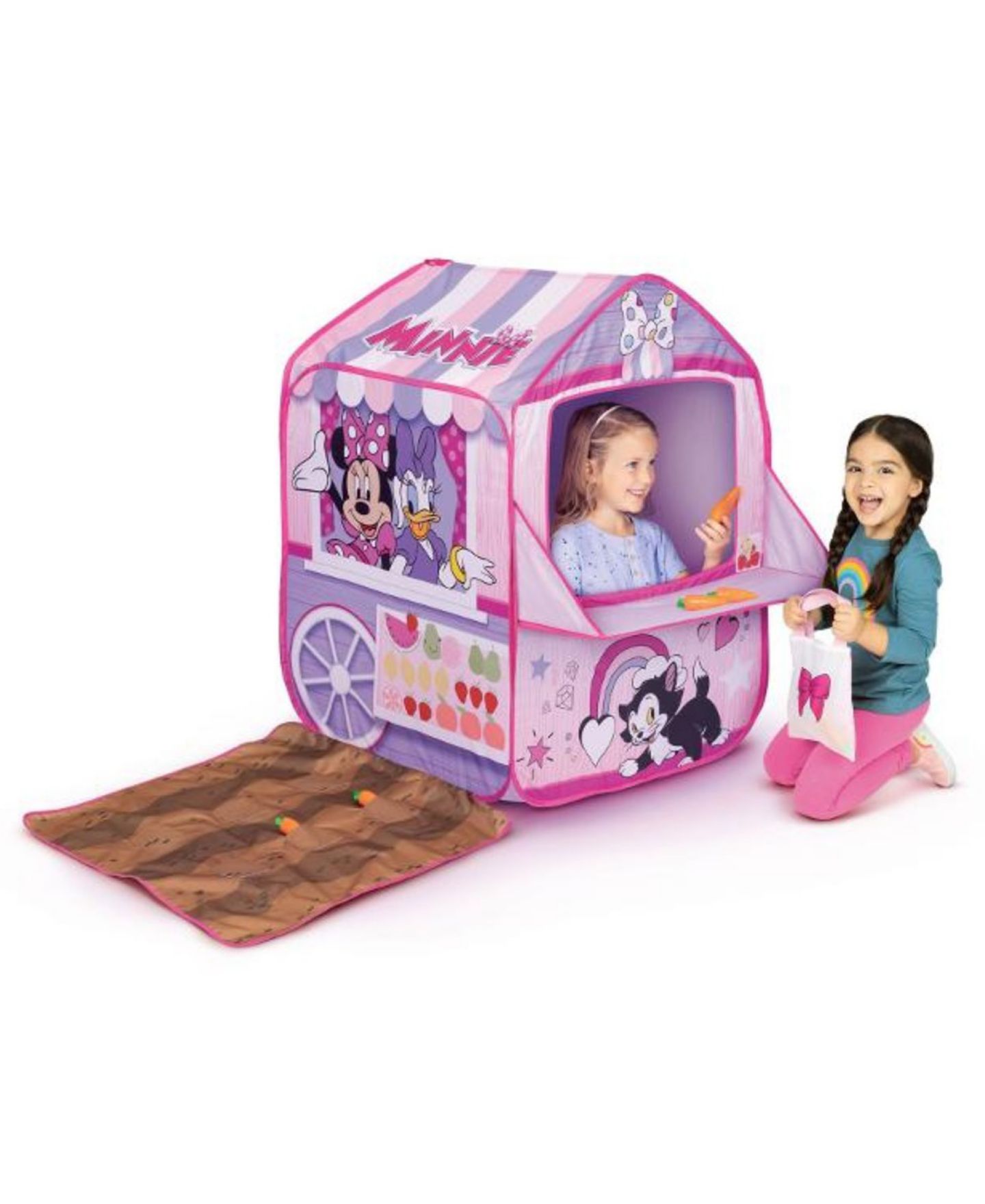 Детские игрушки Minnie Mouse Disney Veggie Stand Pop and Play 8-Piece Tent, Ages 3+ — фото 2