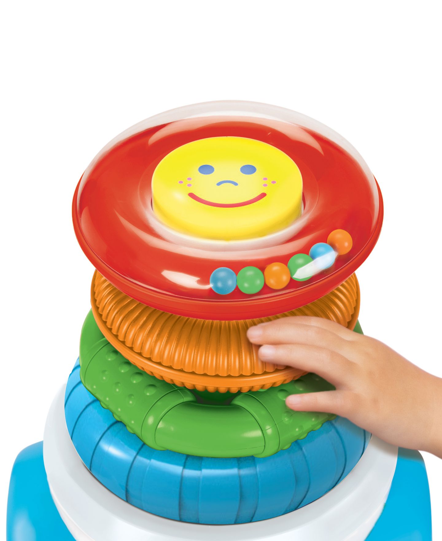 Детская игрушка Fisher Price Fisher-Price Rock-a-Stack Sensory Stacking Ride-On, Ages 1-3 Years — фото 3