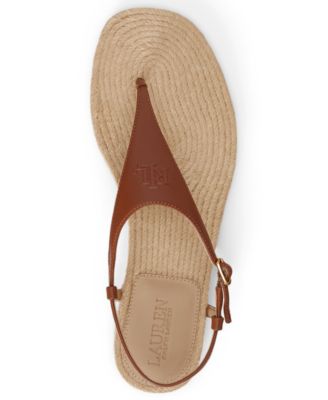 Lauren Ralph Lauren Women's Everley Flat Sandals - Macy's