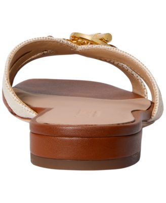 Women's Blaike Cross-Dyed Canvas Slide Sandals