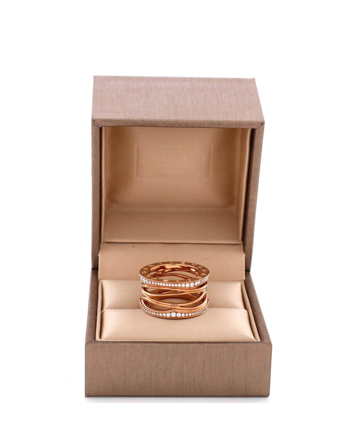 Pre-Owned Bvlgari B.Zero1 Design Legend Zaha Hadid Four Band Ring