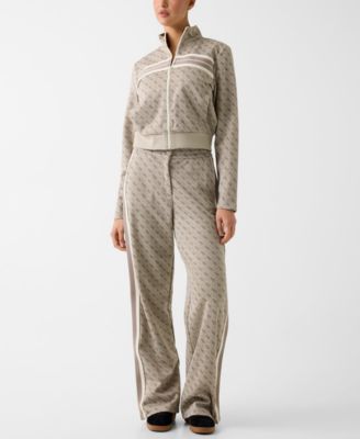 Women's Jacquard Straight Leg Pants