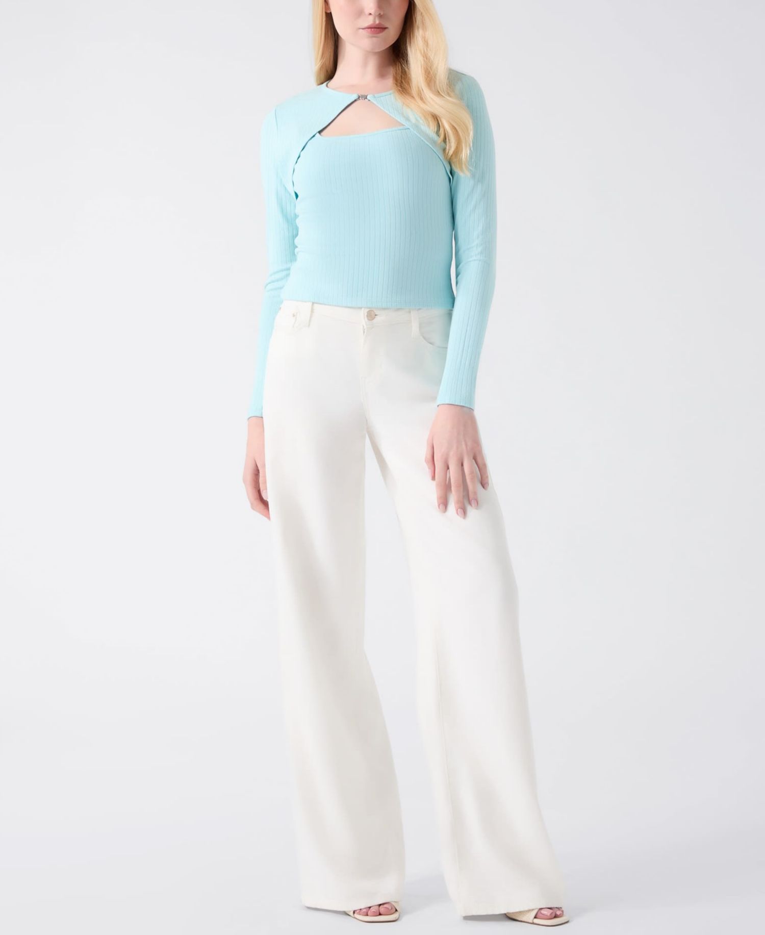 Women's Wren Cutout Long-Sleeve Knit Top