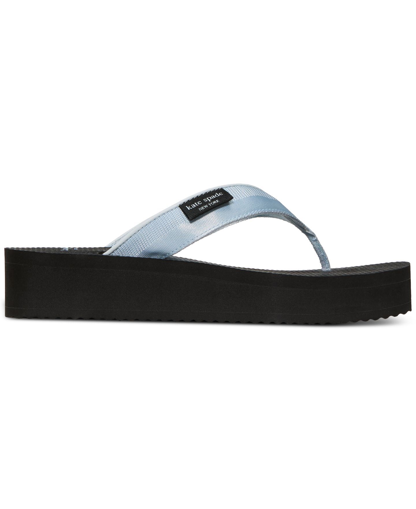 Женские сандалии kate spade new york Sam Icon Platform Flip Flop, цвет: Pale Sapphirine — фото 2