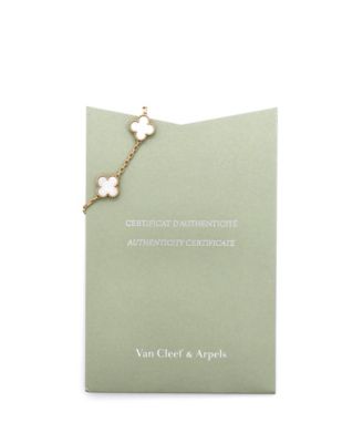 Vintage Alhambra 5 Motifs Bracelet