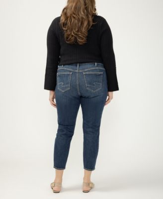 Plus Size Elyse Skinny Cropped Jeans