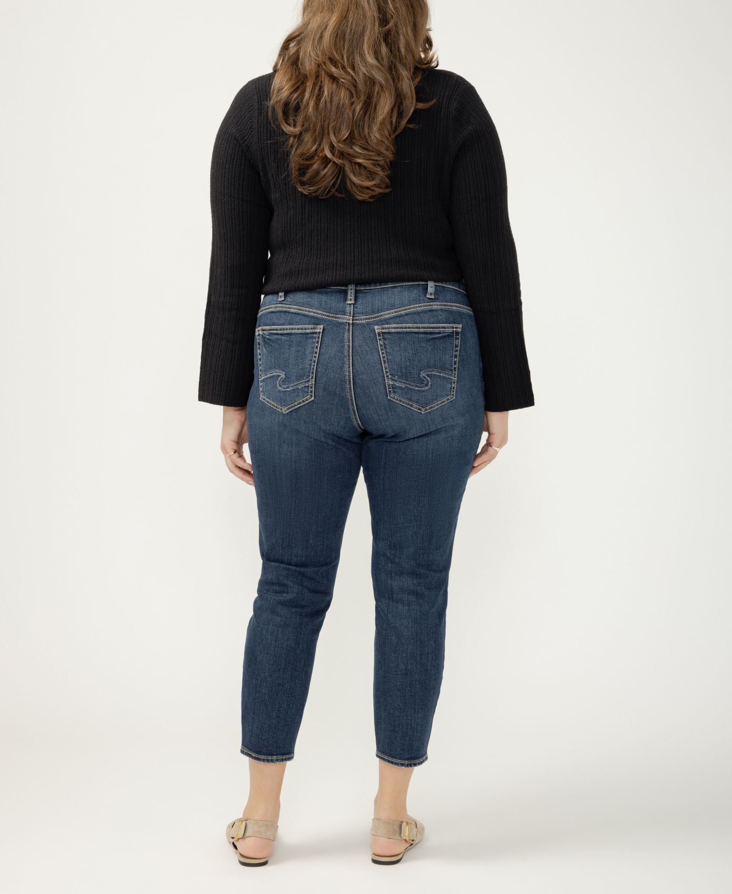 Plus Size Elyse Skinny Cropped Jeans