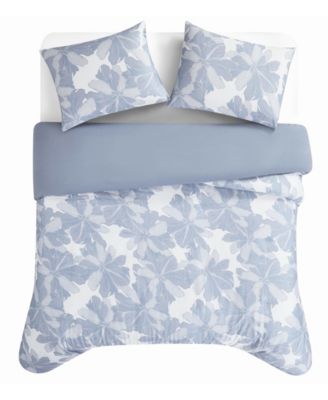 Botanical Floral 3-Pc. Comforter Set, King